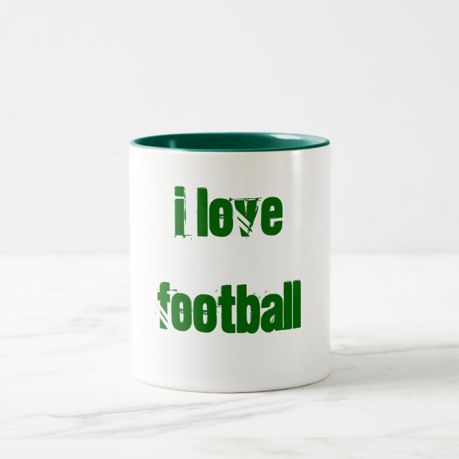 Bicolor Amo la taza del fútbol (Centro)