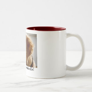 Bicolor ¡Amo mi Goldendoodle! Taza
