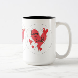Bicolor ¡Amor a cocinar! taza
