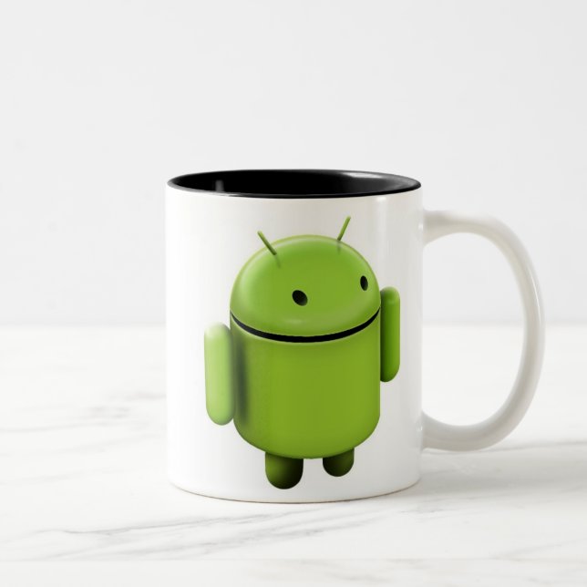 Bicolor Android taza (Derecha)
