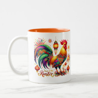 Bicolor Año de la taza de gallo