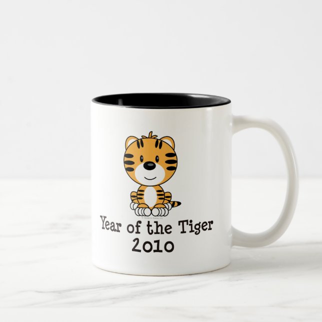 Bicolor Año de la taza del tigre (Derecha)