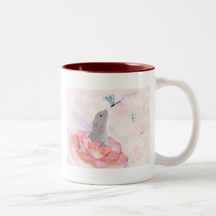 Bicolor Apenas taza de Rosey
