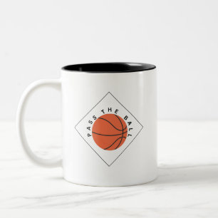 Bicolor Aros Antes del Café - Taza para Amantes del Balonc