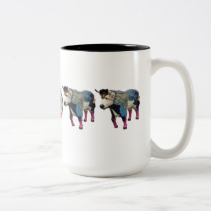 Bicolor "ArtToro" taza de 15 onzas