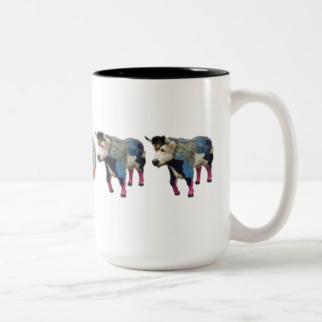 Bicolor "ArtToro" taza de 15 onzas (Derecha)