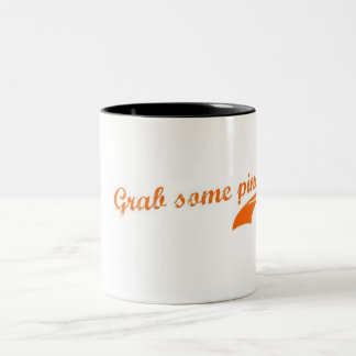 Bicolor Asga un poco de taza de café de la carne del pino