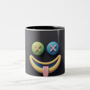 Bicolor Astronauta Sentado en Taza de Café Galaxia del Pla