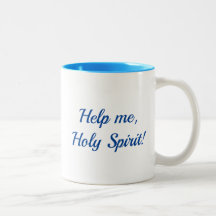 Ayúdeme taza del Espíritu Santo
