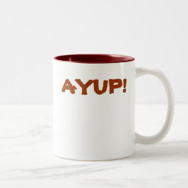 Bicolor ¡AYUP! Taza