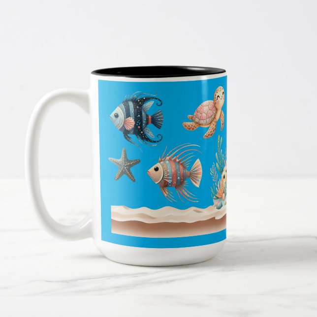 Bicolor Bajo la taza del mar (Izquierda)