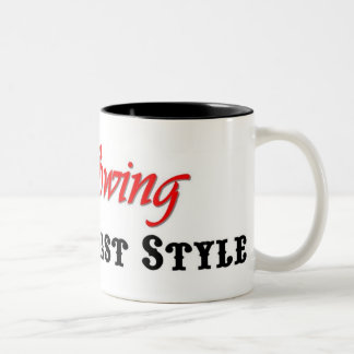 Bicolor "Balanceo taza del estilo de la costa oeste"