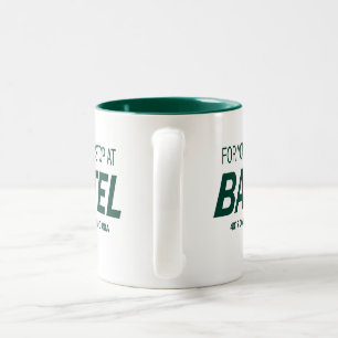 Bicolor Bates Motel taza de café