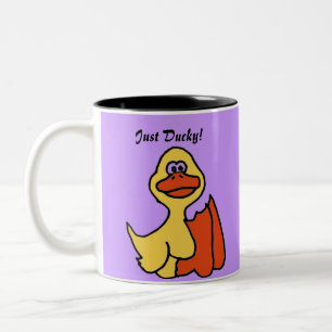 Bicolor ¡BB apenas Ducky! taza