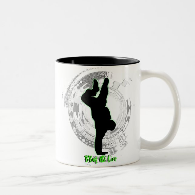 Bicolor BBoy taza de 4 vidas (Derecha)