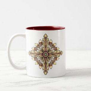 Bicolor Bellota y taza del Pentagram de Oakleaf