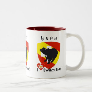 Bicolor Berna bernesa Bernesa Suiza Suisse taza