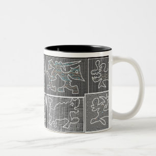 Bicolor bestias de la taza cuatro