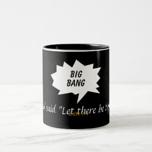 Bicolor Big Bang - taza negra