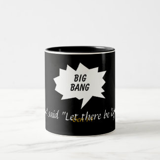 Bicolor Big Bang - taza negra