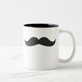 Bicolor Bigote su taza