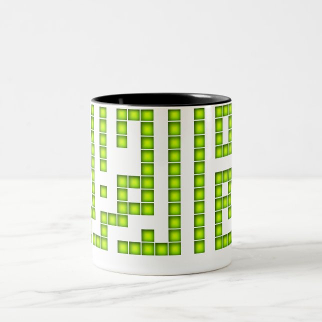 Bicolor Bismillah heló la taza (Centro)