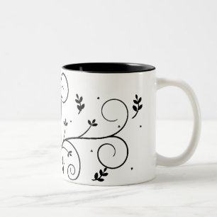 Bicolor Blanco oficial de Allison - taza de café gris