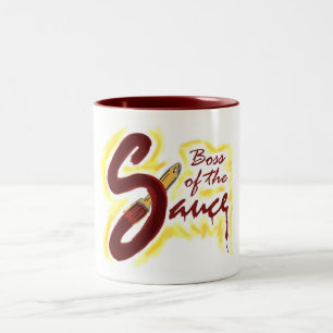 Bicolor Boss de la taza de café de la barbacoa de la sals
