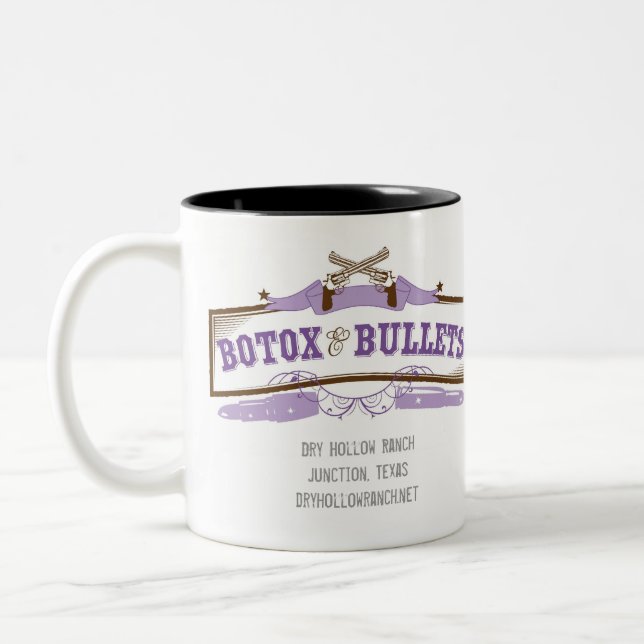 Bicolor Botox y taza de café de las balas (Izquierda)