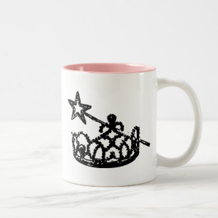 Bicolor Buena taza de café del Dos-Tono de la bruja