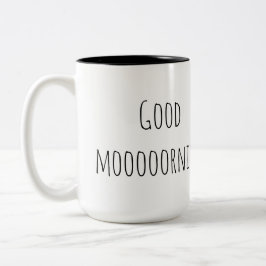 Bicolor ¡Buenos días! Taza
