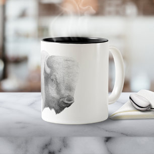 Bicolor Búfalo, taza de café