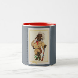Bicolor Buffalo Bill 11oz dos-entonó la taza de café