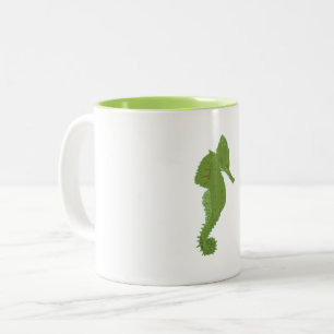 Bicolor Caballito de mar, taza de arte de Aqua Life