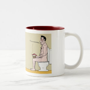 Bicolor Café en la taza de la poder