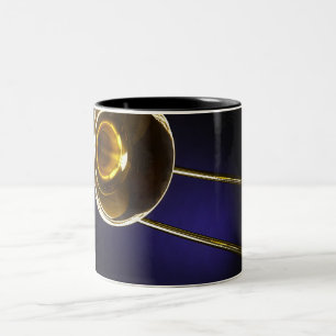 Bicolor Café Stein del Trombone o taza