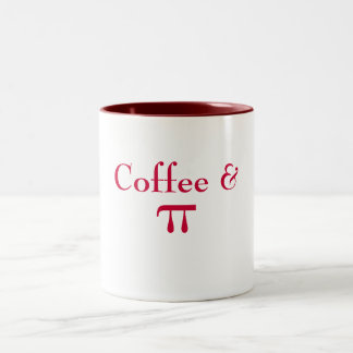 Bicolor Café y taza del pi