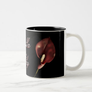 Bicolor Cala roja - taza