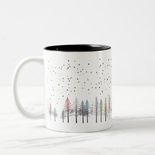 Bicolor Calma matutina: una taza de posibilidades colorida
