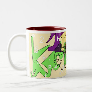 Bicolor capas de la taza