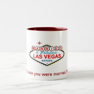 Bicolor CASADO en la taza de Las Vegas