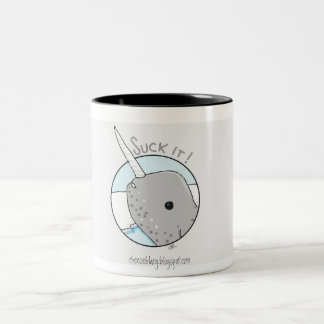 Bicolor "Chúpelo" taza de Narwhal