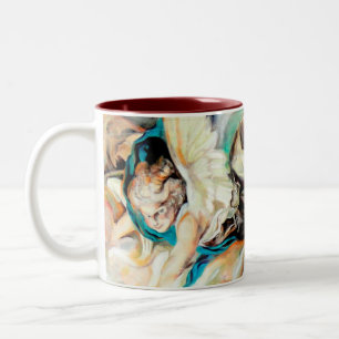 Bicolor Cielo y tierra - taza del Bello Artes