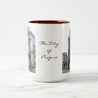 Bicolor Ciudad de la taza de Praga