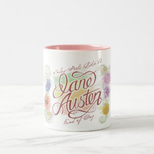 Bicolor Clase de Jane Austen de taza del día
