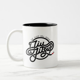 Bicolor Coma, duerma, ruede, repita la taza TwoTone del |