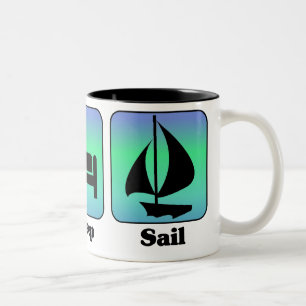 Bicolor Coma la taza de la vela del sueño