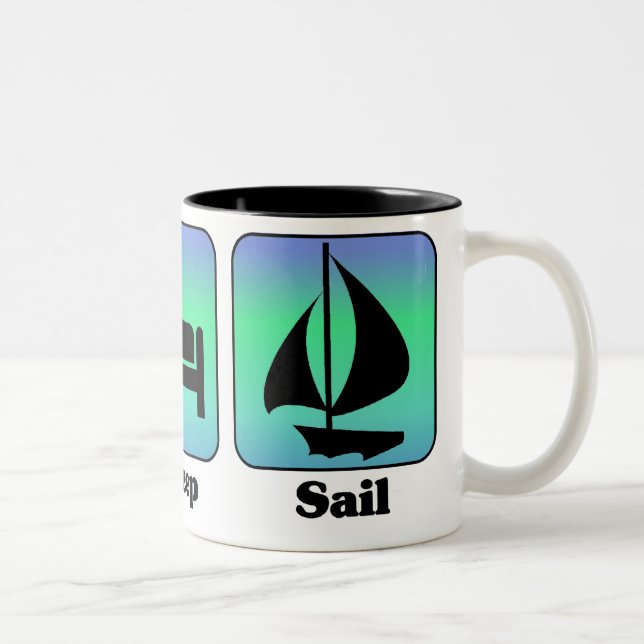 Bicolor Coma la taza de la vela del sueño (Derecha)