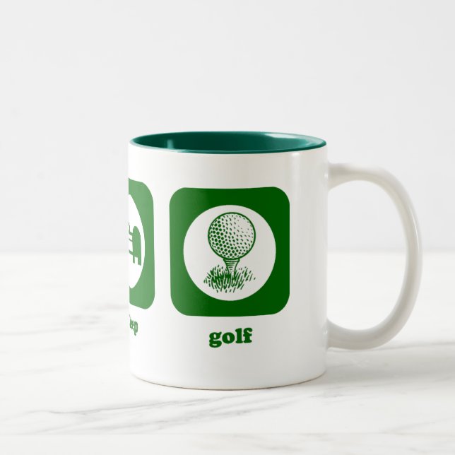 Bicolor Coma. Sueño. Golf. Taza (Derecha)