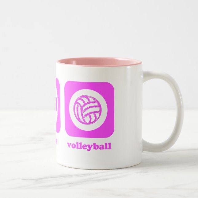 Bicolor Coma. Sueño. Voleibol. Taza (Derecha)